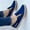 Blue, variant on Herrnalise Women's Ladies Fashion Casual Versatile Comfortable Canvas Flat Casual Shoes Shoes on Clearance Women