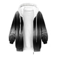 thumbnail image 3 of Womens Winter Coats Winter Clothes for Women Fluffy Faux Fur Coats Casual Loose Sherpa Fleece Sweatshirt Zip Up Hoodie Jackets Outwear Flannel Jacket Women, 3 of 4