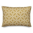 thumbnail image 2 of Creative Products Happy Place Yellow and White Geometric Quatrefoils 14x20 Indoor / Outdoor Pillow, 2 of 3