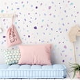 thumbnail image 1 of Multi Color Shape Wall Sticker Self Adhesive Bedroom Living Room Wall Decoration, 1 of 8