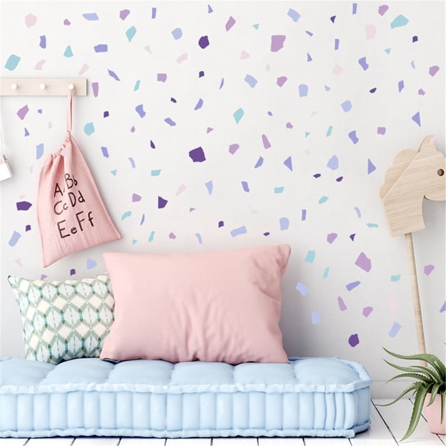 Multi Color Shape Wall Sticker Self Adhesive Bedroom Living Room Wall Decoration