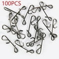 thumbnail image 2 of MYG 100pcs Fast Fishing Swivel Snap Clips Stainless Steel Swivels Snap Size S-XXL, 2 of 7