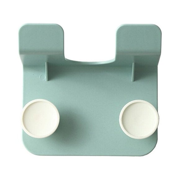 Yuarrent Soporte para secador de pelo Montado en la pared Baño Universal Estante para soplador de aire Autoadhesivo Colgante Organizador Almacenamiento y organización del hogar Verde