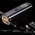 thumbnail image 2 of Ciclismo Luz de Bicicleta Luz Delantera de Bicicleta - Bicicleta faros 2000mAh Recargable Instalación inversa IPX-6 Impermeable 4 modos Delanteros Bicicleta Luces Ciclo Faro XianweiShao 1327533049535, 2 of 5