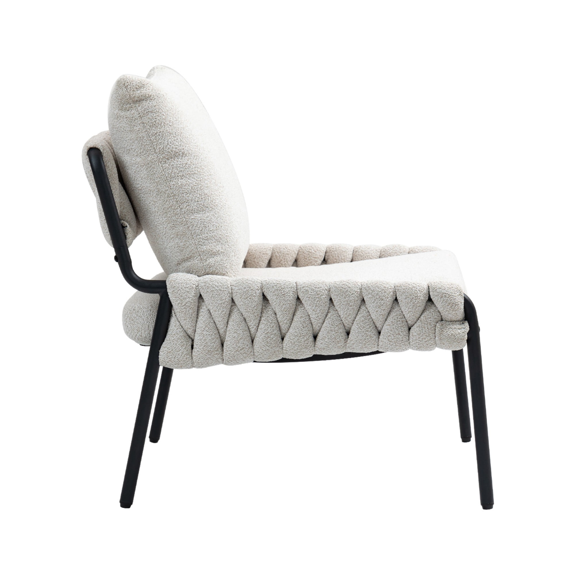 Modern Accent Chair,Comfortable Armchair Lounge Chair for Living Room,Bedroom,Beige