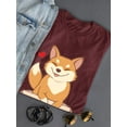 thumbnail image 3 of Cute Shiba Inu In Box T-Shirt Women -Image by Shutterstock, Female Large, 3 of 4