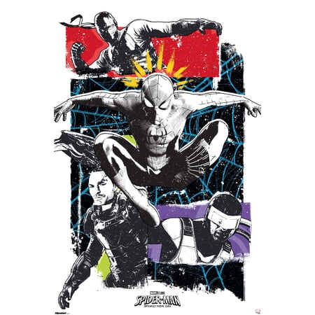 Marvel Spider-Man: Brand New Day (2026) - Illustrated Panel Wall Poster, 22.375" x 34"