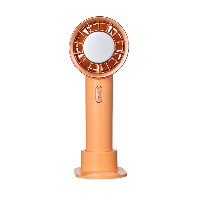 Ventilador de escritorio con enfriador de aire Ventilador de mano de enfriamiento práctico para exteriores (naranja B) Ehuebsd Libre de BPA
