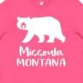 thumbnail image 4 of Inktastic Missoula, Montana White Bear Silhouette Youth T-Shirt, 4 of 5