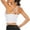 White C, variant on LELINTA Women Ladies Yoga Vest Sleeveless T-Shirt Sports Bra Active Wear Tops Gym Workout Running Support Shirts Cross Back Yoga Vest Tops with Removable Paddeds, 3 Styles 10 Colors, XS-XL
