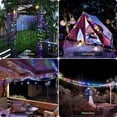 thumbnail image 3 of Magotan Solar Christmas Lights 2 Pack 72 Ft 200 LED Outdoor Waterproof Solar String Lights Garden Patio Christmas Decorations, Multicolor, 3 of 10