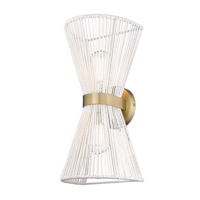 Golden Lighting Avon 2-Light Wall Sconce Transitional Brushed Champagne Bronze