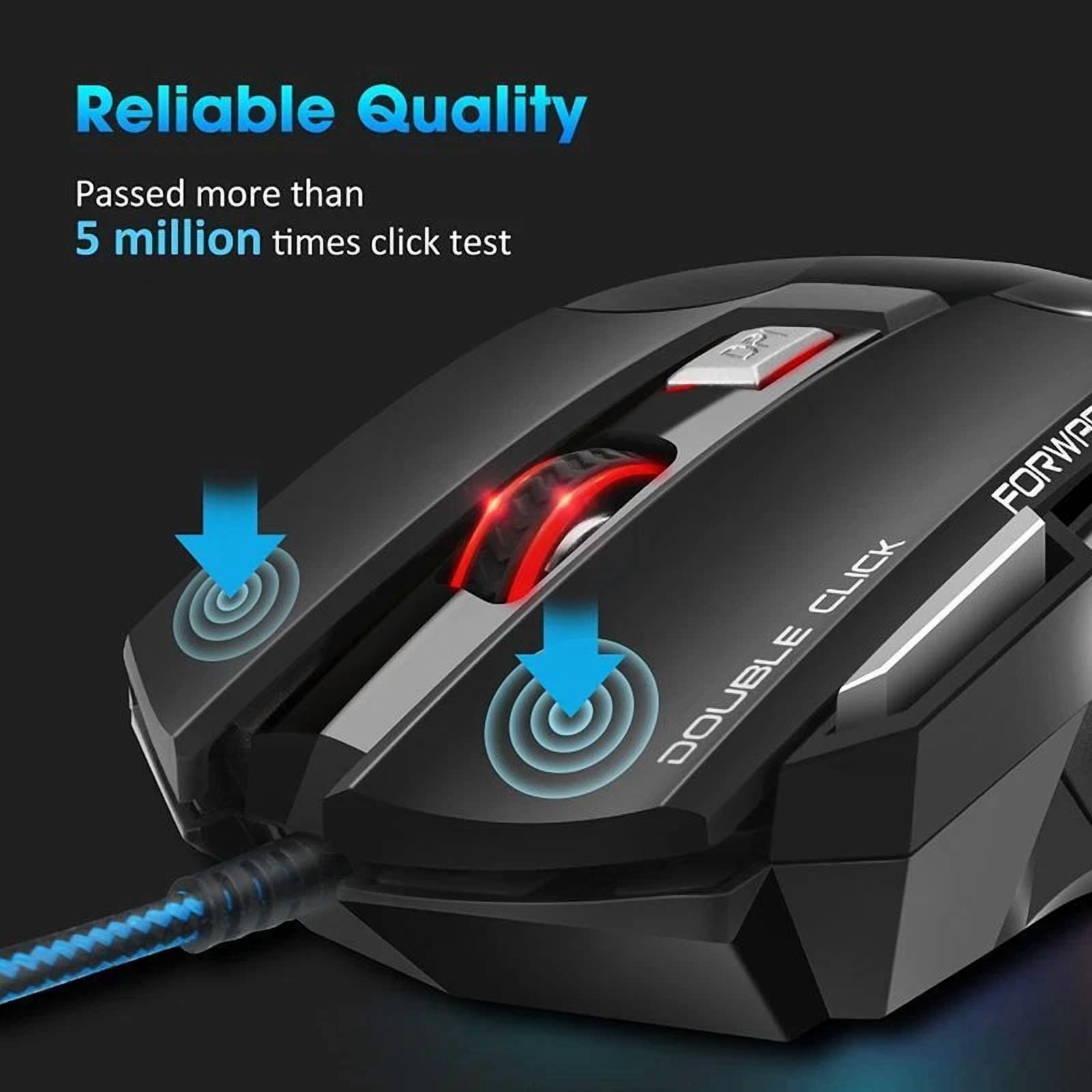 CIRCLE- Computer Mouse Gamer Gaming Mouse Usb Wired Game Mause 5500 Dpi Silent Mice