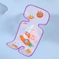 thumbnail image 4 of 1 Pc Ice Silk Cooling Seat Cushion, Breathable Summer Cool Mat Pad, Non-Slip Chair Cushion for Stroller Car Seat High Chair, One Size, Multicolor, 4 of 4