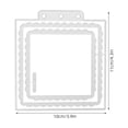 thumbnail image 2 of CTIRCHIU Moules de Scrapbooking Acier au Carbone pour Étudiants Gris 1Pcs, 2 of 7