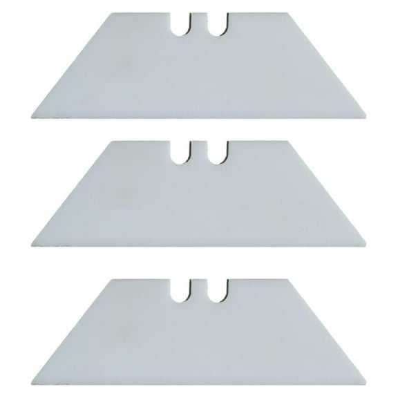 Ceramic Utility Blades 3 Pack - Zirconium Oxide Box Cutter Replacement Blades | Long Lasting, Rust-Proof, Non-Sparking | for Cardboard, Crafts & General Cutting