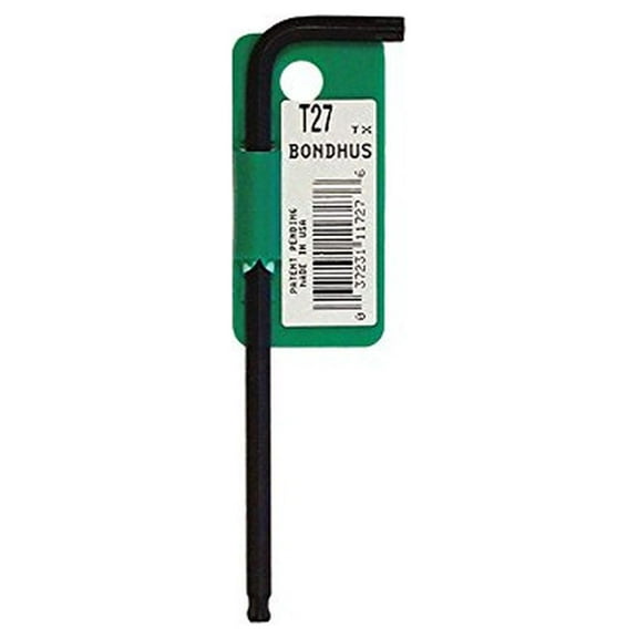 Bondhus 11750  T50 BallStar Tip Star Key L Wrench w/ProGuard Finish, 6.2"