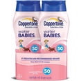 thumbnail image 1 of Loción de protección solar Coppertone Water Babies SPF 50 240 ml (paquete de 2), 1 of 9
