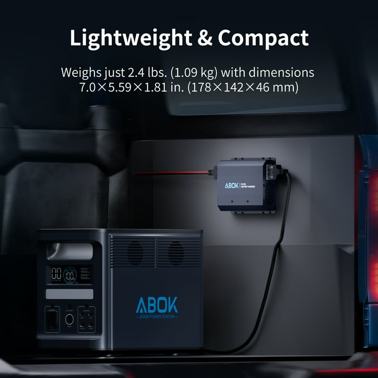 ABOK 500W Alternator Charger (Fast DC-to-DC) | For 95% Solar