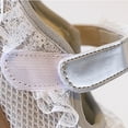 thumbnail image 5 of Viluyesy Girls' Spring Summer Flat Shoes - Soft Sole Lace-Up Princess Dress Shoes For Big Kids Silver Size 10, 5 of 10