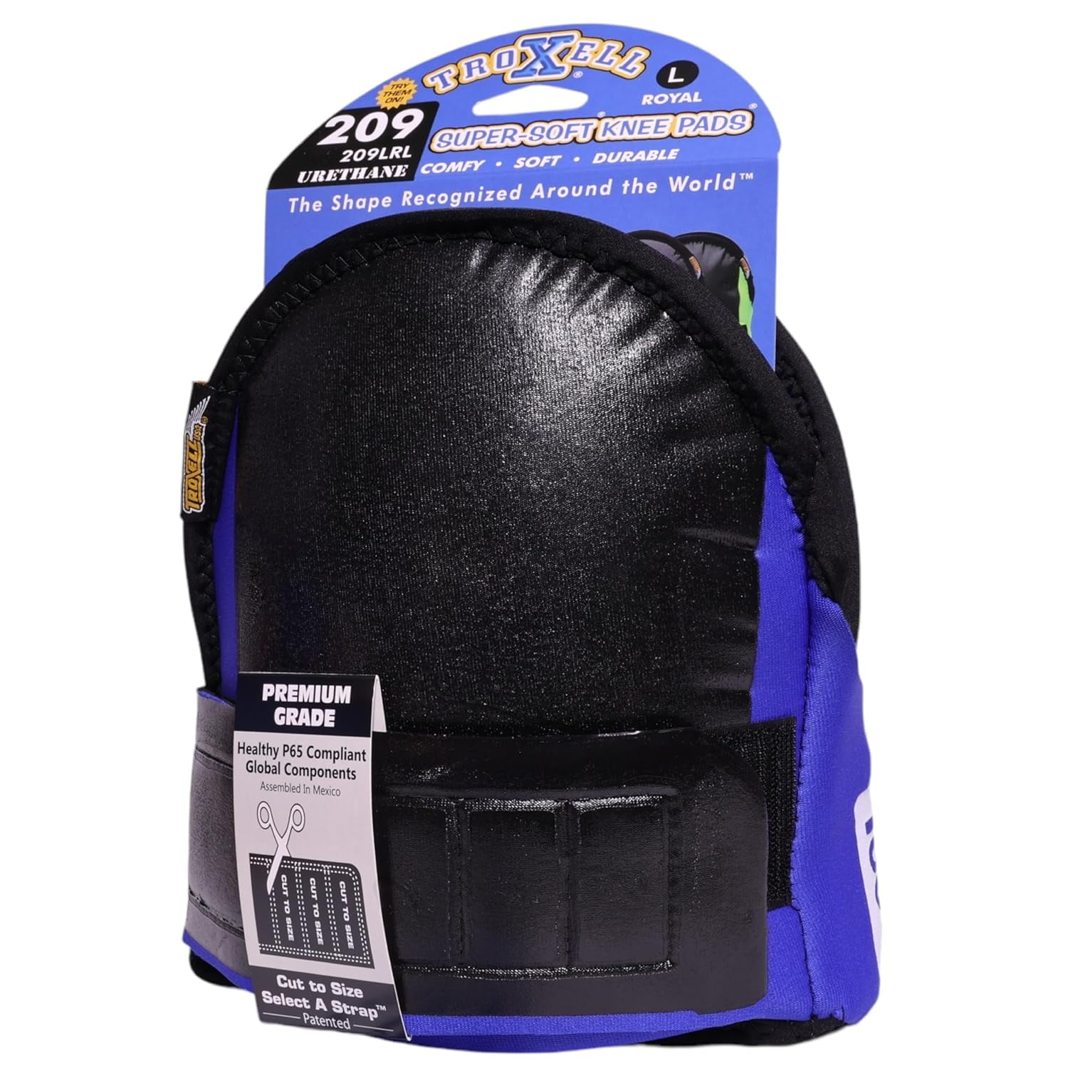 TROXELL USA - XL Supersoft Leatherhead Kneepads for Adult