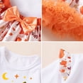 thumbnail image 5 of JAJAHO Toddler Girls Skirts Set 3 Piece Thanksgiving Outfits Pumpkin Print Long Sleeve Tee And Tutu Skirts With Headbands 1-5Y, 5 of 7