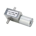 DC Geared Motor Double Shaft Rotation Direction Adjustable Square ...