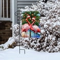 thumbnail image 4 of Briarwood Lane Festive Flamingos Garden Flag, 4 of 4