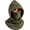 Green, variant on Double Layer Fleece Hooded Hat, 3-in-1 Integrated Winter Hat with Face Cover and Neck Warmer, Adjustable Drawstring, Unisex