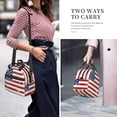 thumbnail image 6 of Fuzoiu Vintage American Flag Print Insulated Lunch Bag for Women Men Large Reusable Lunch Box Adult Leakproof Portable Cooler Tote Bags for Work Picnic, 6 of 7