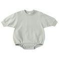 thumbnail image 1 of Baby Girl Outfit Long Sleeve Sweatshirt Romper Summer Rompers Baby Rompers Girl 18-24 Months Girl Clothes, 1 of 2