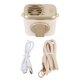 thumbnail image 2 of Ventilador De Cintura, ABS Portátil 360 Grad Ajustable Ventilador De 3 Velocidades Recargable Con Clips Seguros Para Eventos Al Aire Viaje, 2 of 7