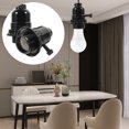 thumbnail image 2 of SHISUYAN 2pcs Light Socket E26/E27 Lamp Socket Retro Light Socket with Ring for DIY Project, 2 of 9