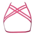 thumbnail image 1 of Lencería Elasticity Premium Material Ductilidad Romántico Air Strappospy Erogeus Misterioso Diseño único Moda Cupless Caage Bra Rose Rojo Eigraketly XX000641-04, 1 of 6