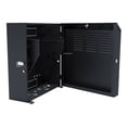 thumbnail image 3 of NavePoint 6U Vertical Server Rack Enclosure, Low Profile, 16.7" Deep, Max Weight Capacity 132lbs - 6U Network Cabinet Vertical Wall Mount, Perforated, Black, 3 of 4