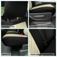 thumbnail image 5 of For 2022 – 2024 Dodge RAM 1500 FH Group Neoprene Waterproof Custom Fit Car Seat Covers  - Full Set Beige, 5 of 6