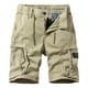 thumbnail image 1 of WILLBEST Pantalones Cortos para Hombre, Pantalones de Trabajo Informales de Moda para Hombre con Múltiples Bolsillos, Pantalones Cortos Casuales Finos y Elásticos., 1 of 2