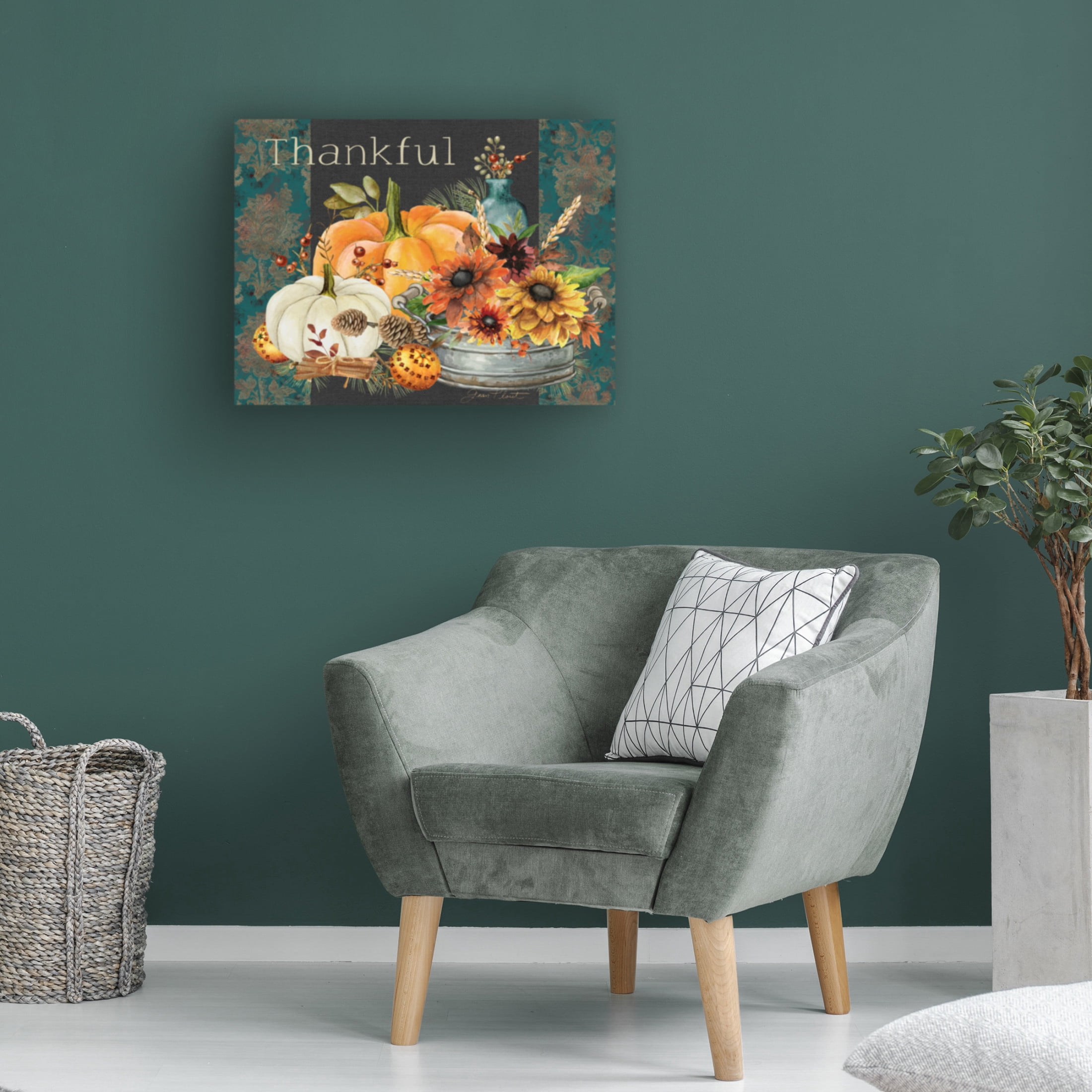 Canvas Wall Art - Jean Plout 'Regal Autumn A' Wall Art for Living Room, Bedroom, or Office Décor by Trademark Fine Art - 19 x 14 Inches