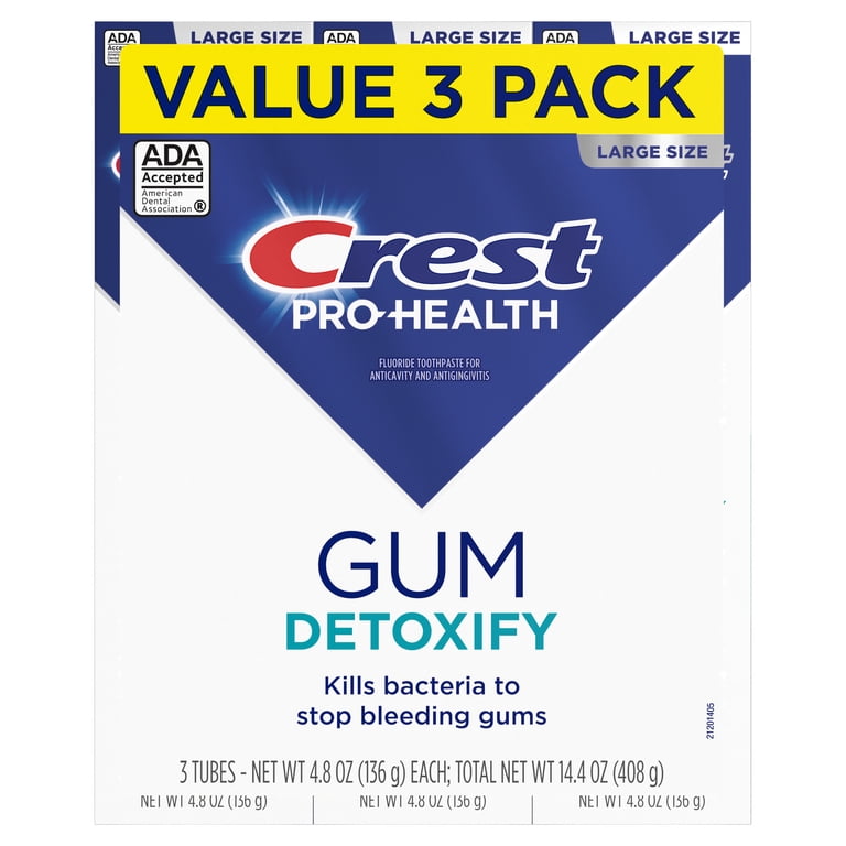 Crest Pro-Health Gum Detoxify Deep Clean Toothpaste 4.8 oz, Pack