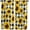 Yellow, variant on Sunflower Window Curtains Valances for Living Room, Kitchen Valances Rod Pocket Curtain Drapery, Fall Summer Buffalo Plaid, Soft&Washable Window Treatment Valances, Black White, 1 Panel, 54x18inch