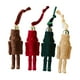 thumbnail image 3 of 4 figuras de soldado Cascanueces flocado, títeres de juguete, decoración del hogar, regalo navideño, decoraciones colgantes para puerta de otoño,, 3 of 10