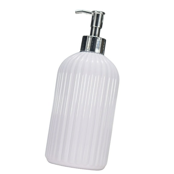 500ml Soap Dispenser with Modern Striped Soap Dispenser Bathroom, Washing Up Liquid Dispenser Kitchen, Hand Soap