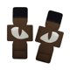 thumbnail image 5 of Parche bordado de ojos de gato, accesorio para mochila de béisbol, parches decorativos que brillan en la oscuridad para correas Los 8.5x4cm, 5 of 9