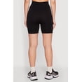 thumbnail image 4 of Women's Solid Seamless Ribbed Bike Shorts, 4 of 4