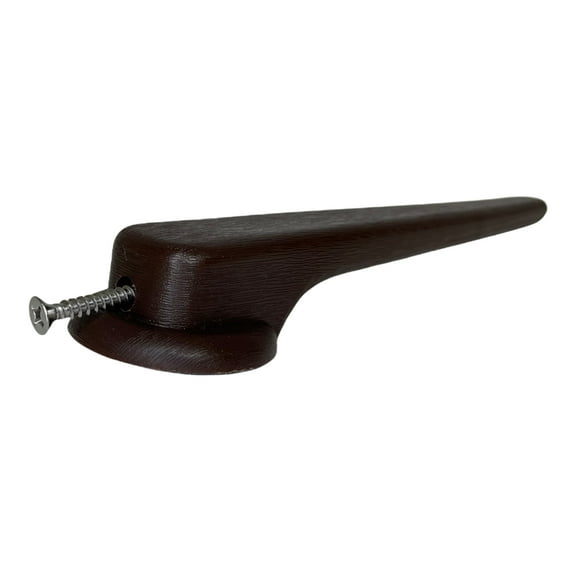ProFurnitureParts Recliner Handle Lever 5/8" Square Mount, Dark Walnut Finish