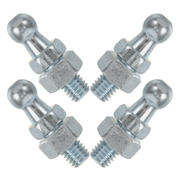 4pcs Zinc-Plated Hydraulic Strut Ball Head Gas Strut Base Gas Lift Support Strut Fitting Ball Studs For Signboard Lightbox Joint Gas Spring Accessories