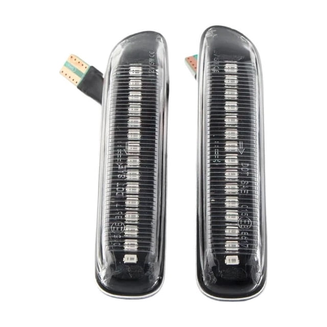 2pcs Car Sequential Dynamic Side Marker Lamp Turn Signal Light For BMW 3 Series E46 Coupe Sedan Touring 1999-2001