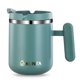 thumbnail image 1 of Taza de café de 15 oz con asa y tapa, vaso de acero inoxidable de doble pared con aislamiento al vacío, taza térmica de viaje para el hogar y la oficina, a prueba de salpicaduras y fugas., 1 of 8