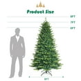 thumbnail image 4 of Costway 8ft App-Controlled Pre-lit Christmas Tree w/ 15 Modes Multicolor Lights, 4 of 12