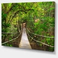 thumbnail image 2 of Bridge to Jungle Thailand - Landscape Photo Canvas Art Print, 2 of 3